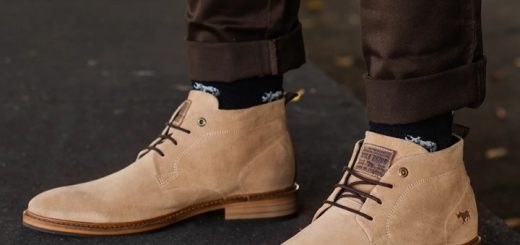 Clapton Lace Up Boots Beige Suede